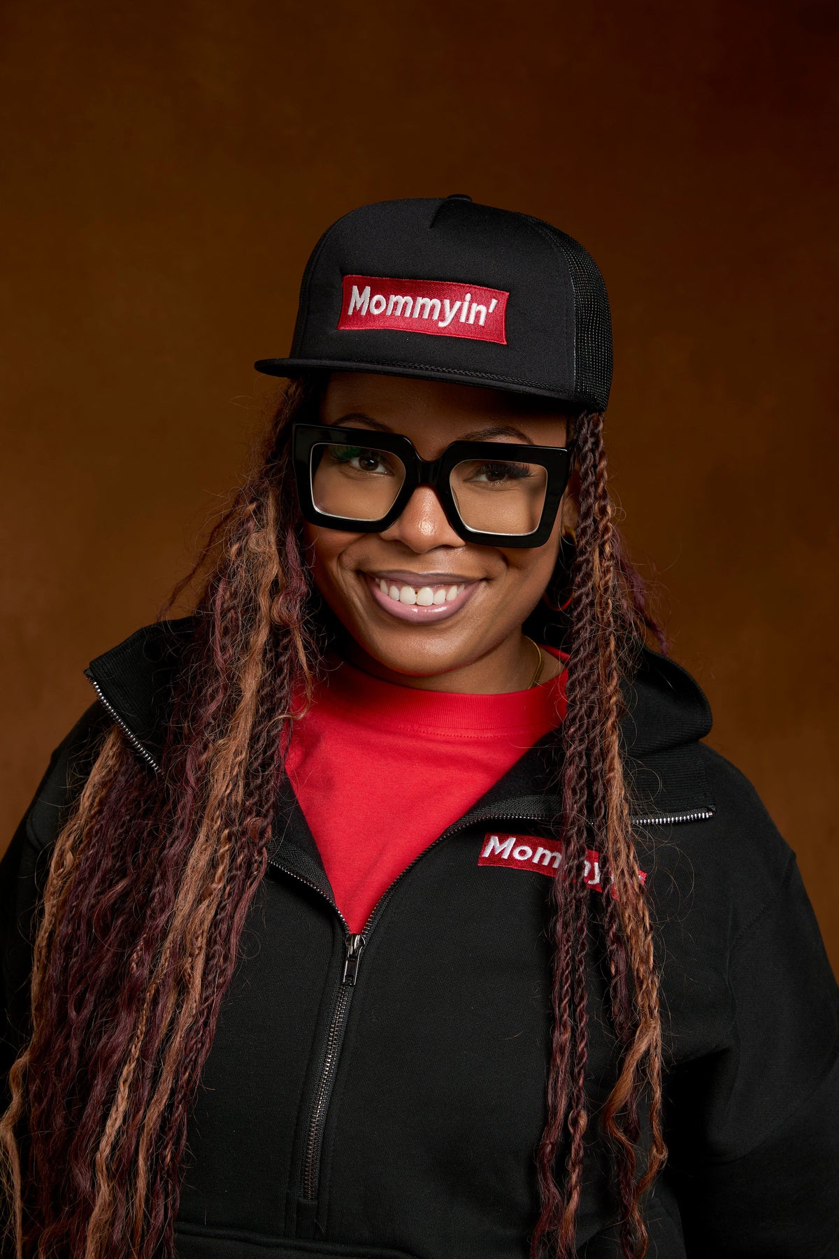 Mommyin’ Trucker Hat- Black